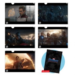 『アベンジャーズエンドゲーム』クリアファイルランダム5種(500×500)